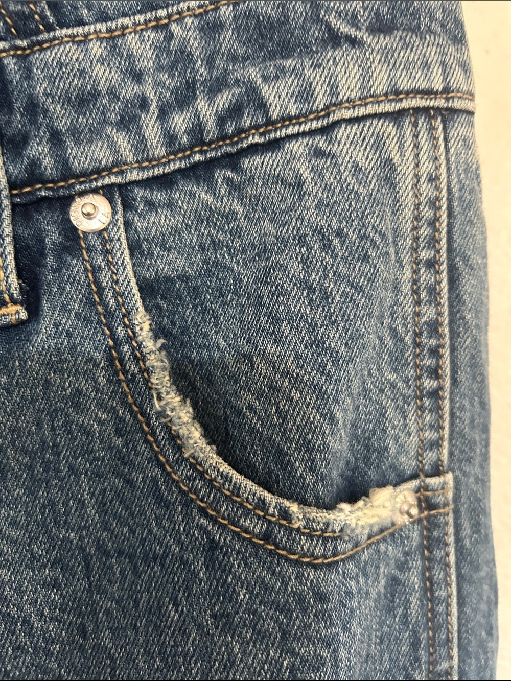 pistola Wide Leg High-Rise Jeans in Medium Blue Wash - Picture 7 of 16